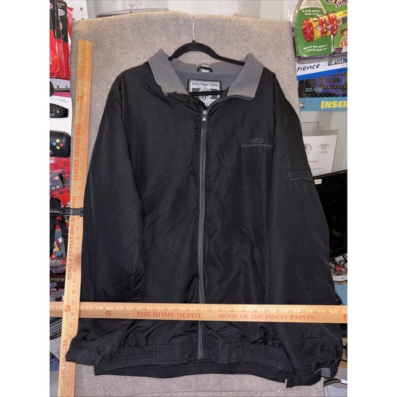 DESTINATIONS COOPER TIRES JACKET MENS MENS SIZE XXL  WINDBREAKER - Picture 2 of 11